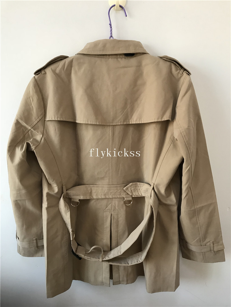 Urberry Windbreaker Coats Beige